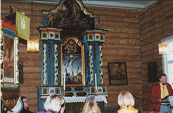 interior of Lunde Church