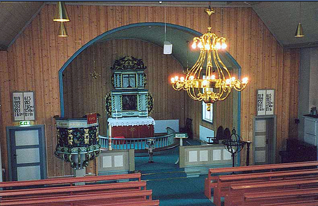 Interior of �stsinni Church